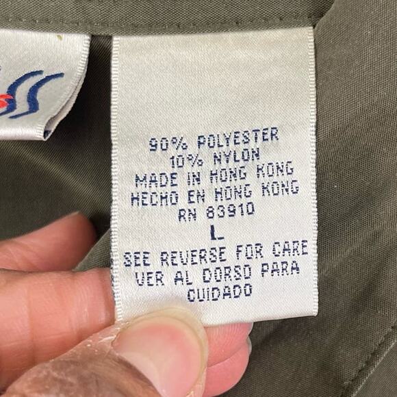 Vintage Bill Blass Strap Pull Blouse Women's Large Soft Long Sleeve Front Pocket - Picture 5 of 8